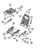 68037172AA - Interior Trim: Seat Bracket for Mopar Image