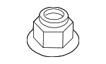 33326794873 - Suspension: Rear Lower Control Arm Lock Nut for BMW Image