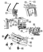 4589427AF - : Lift-Gate Motor, Left for Dodge: Durango Image
