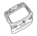 41629450465 - : Lift Gate for BMW: X1 Image