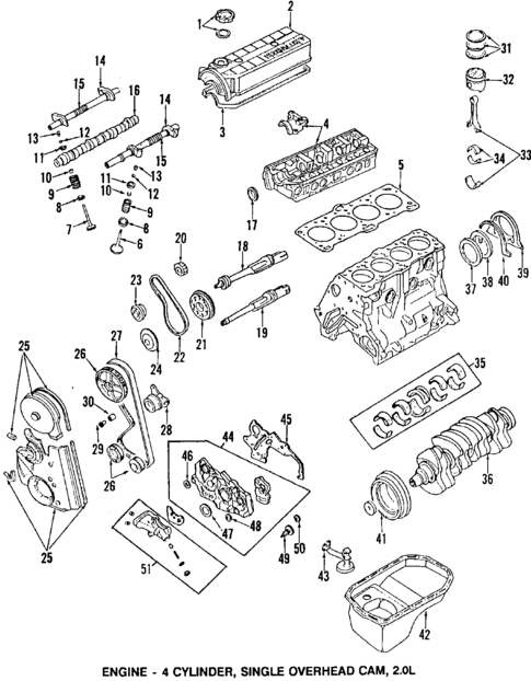 Engine for 1990 Mitsubishi Galant #0