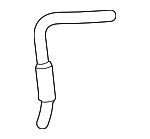 162640P020 - Cooling System: By-Pass Hose for Toyota: Avalon, Camry, Highlander, Sienna Image