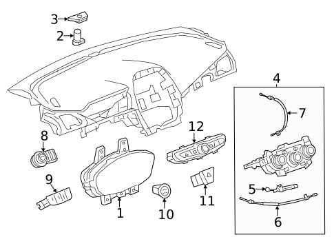 Switches for 2018 Chevrolet Spark #1
