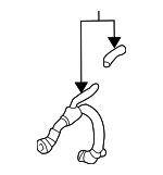 4B0121101M - Cooling System: Upper Hose for Audi: A6, A6 Quattro Image