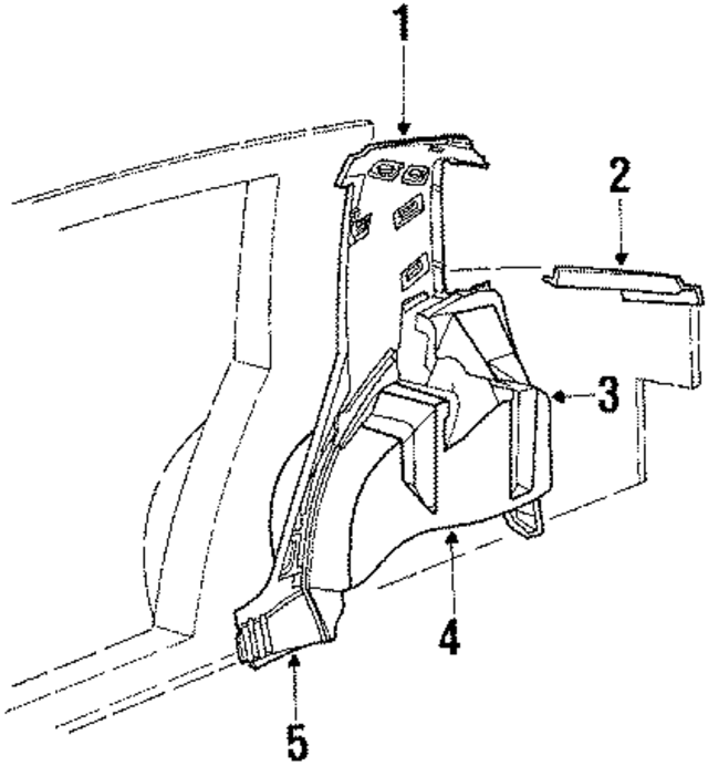 4296414 - Body: Inner Panel for Mopar Image