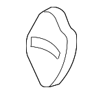 694150E010 - Body: Striker Cover for Lexus: CT200h, ES250, ES300, ES300h, ES330, ES350, GS300, GS350, GS430, GS450h, GS460, GX470, HS250h, IS F, IS250, IS350, LS430, LS460, LS600h, LX570, NX200t, NX250, NX300h, NX350, NX350h, NX450h+, RX350, RX450h, TX350, TX500h, TX550h+ Image