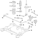 52611TRVA01 - : Suspension Shock Absorber for Honda: Clarity Image