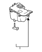 T2H42508 - Cooling System: Reservoir Tank for Jaguar: F-Pace, XE, XF Image