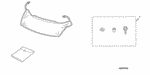 8P35SL0200R1 - Accessory Components: HARDWARE KIT, NOSE MASK for Honda Image