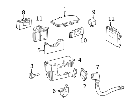 Fuse & Relay for 2006 Chrysler Crossfire #1