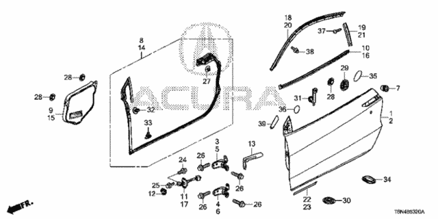 Door Panels for 2017 Acura NSX #0