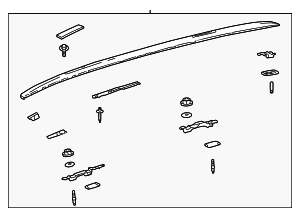 6240342100C0 - Body: Luggage Rack for Toyota: RAV4, RAV4 Prime Image
