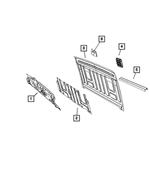 68518549AA - Body Sheet Metal Except Doors: Cab Back Reinforcement for Mopar Image