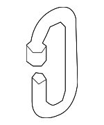 30787100 - Body: Seat Track Link for Volvo: C30 Image