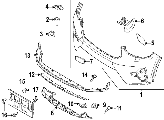 36003498 - : Bumper Cover for Volvo: C40 Recharge, XC40, XC40 Recharge Image