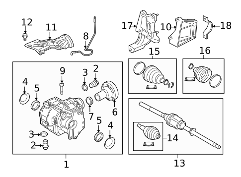 Transfer Case for 2012 Land Rover Range Rover Evoque #0