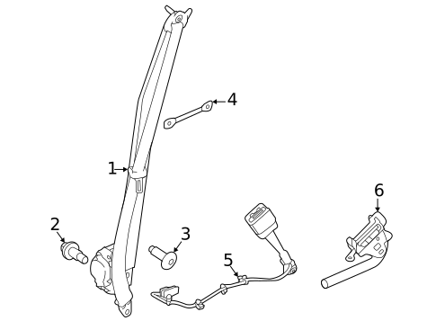 Seat Belt for 2022 Land Rover Discovery Sport #0