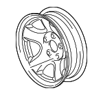 5GY15S4AAC - Suspension: Wheel, Steel for Dodge: Ram 1500, Ram 2500, Ram 3500 | Ram: 2500, 3500 Image