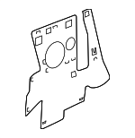 8S8863981A - Body: Sound Absorber for Audi: TT Quattro, TT RS Quattro, TTS Quattro Image