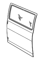 55346443AB - Body: Outer Panel for Dodge: B150, B1500, B250, B2500, B350, B3500, Ram 1500 Van, Ram 2500 Van, Ram 3500 Van Image