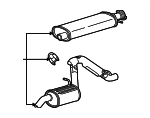 8258879160 - : Exhaust Muffler for Isuzu Image
