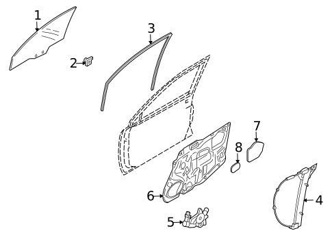 Front Door for 2009 Mazda 6 #1