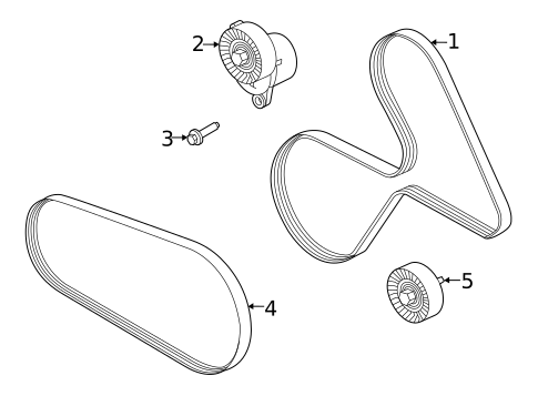 Belts & Pulleys for 2022 Ford F-150 #1