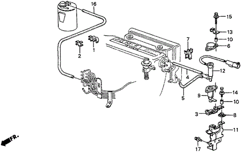 Air Cleaner Tubing (SI) for 1985 Honda Prelude #0