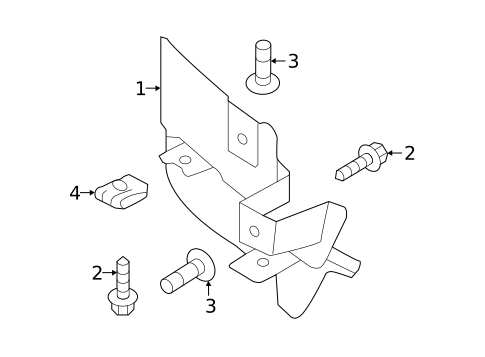 Exterior Trim - Pillars for 2019 Volkswagen Tiguan #0