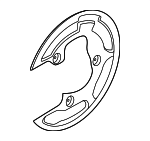 34206880474 - Brakes: Splash Shield for BMW: X5, X6, X7 Image