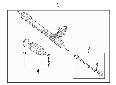 Steering Gear & Linkage for 2011 BMW X6 #2