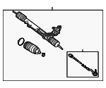 32106791050 - Steering: Steering Gear for BMW Image