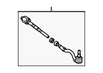 32106793496 - Steering: Inner Tie Rod for BMW Image
