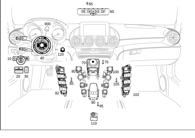 1909005000 - Electrical System: Control Unit for Mercedes-Benz Image image