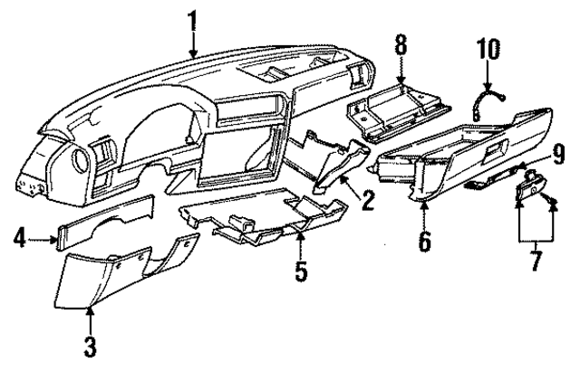 51451906932 - Body: Trim Panel for BMW Image