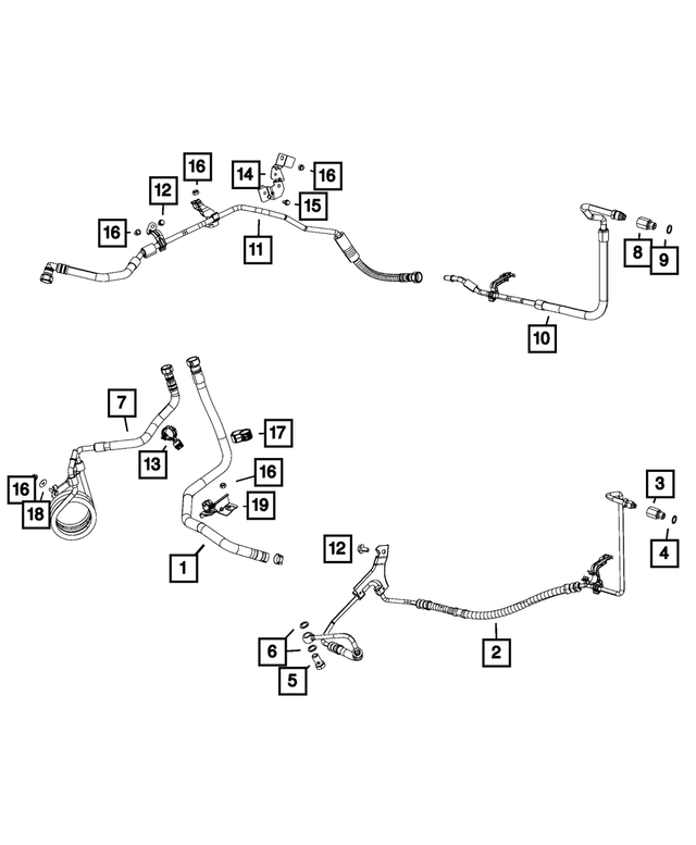68582563AA - Steering: Male Fitting for Mopar Image