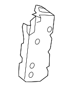 2096400548 - Body: Outer Bracket for Mercedes-Benz Image