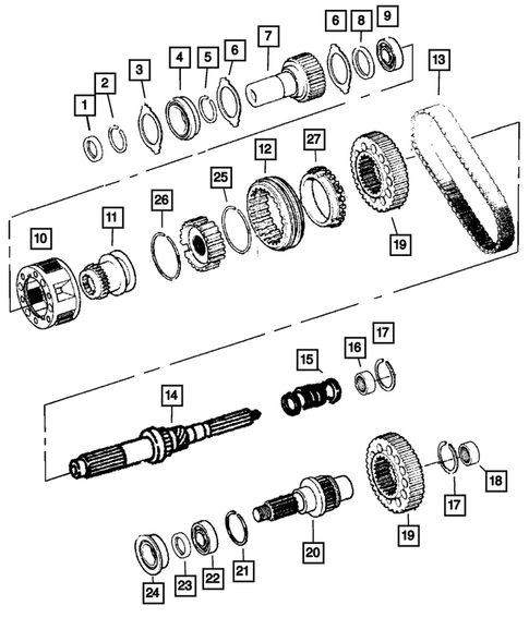 Gear Train for 2004 Dodge Ram 1500 #0