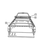 82203125 - Mopar Accessories - Component Parts: Tonneau Cover for Dodge: Ram 1500, Ram 2500, Ram 3500 Image