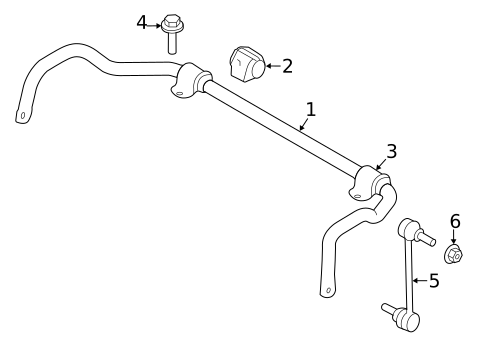 Stabilizer Bar & Components for 2023 Land Rover Discovery #1