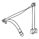 20386076851B00 - Electrical: Retractor Assembly for Mercedes-Benz Image
