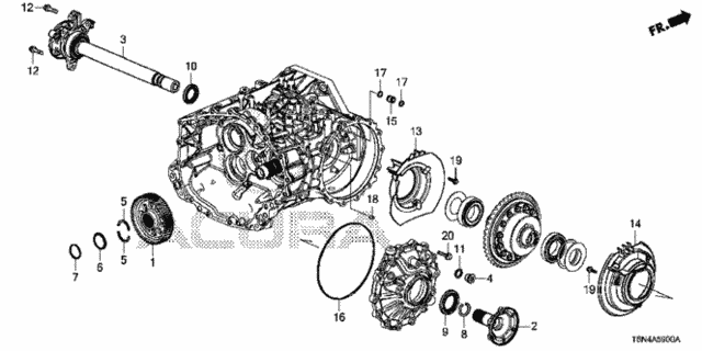 AT Driven Gear for 2020 Acura NSX #0