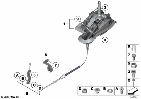 Gearshift Steptronic for 2008 BMW Z4 30i #0