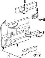 8150183840 - : Handle Bezel for Isuzu Image