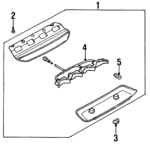 84701AC080MU - Electrical: Stop Lamp Assembly for Subaru Image