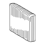 8850152041 - HVAC: Evaporator Core for Scion: xA, xB | Toyota: Echo Image