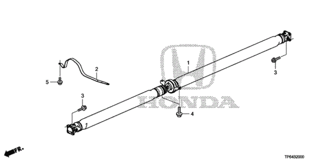 Propeller Shaft for 2012 Honda Crosstour #0