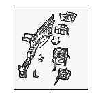 68590141AD - : Rail Assembly for Ram: ProMaster 1500, ProMaster 2500, ProMaster 3500 Image