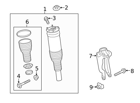 Struts & Components for 2017 Land Rover Range Rover Sport #0