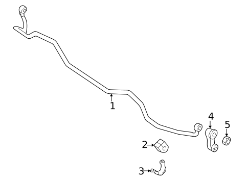 Stabilizer Bar & Components for 2007 Subaru Impreza #1